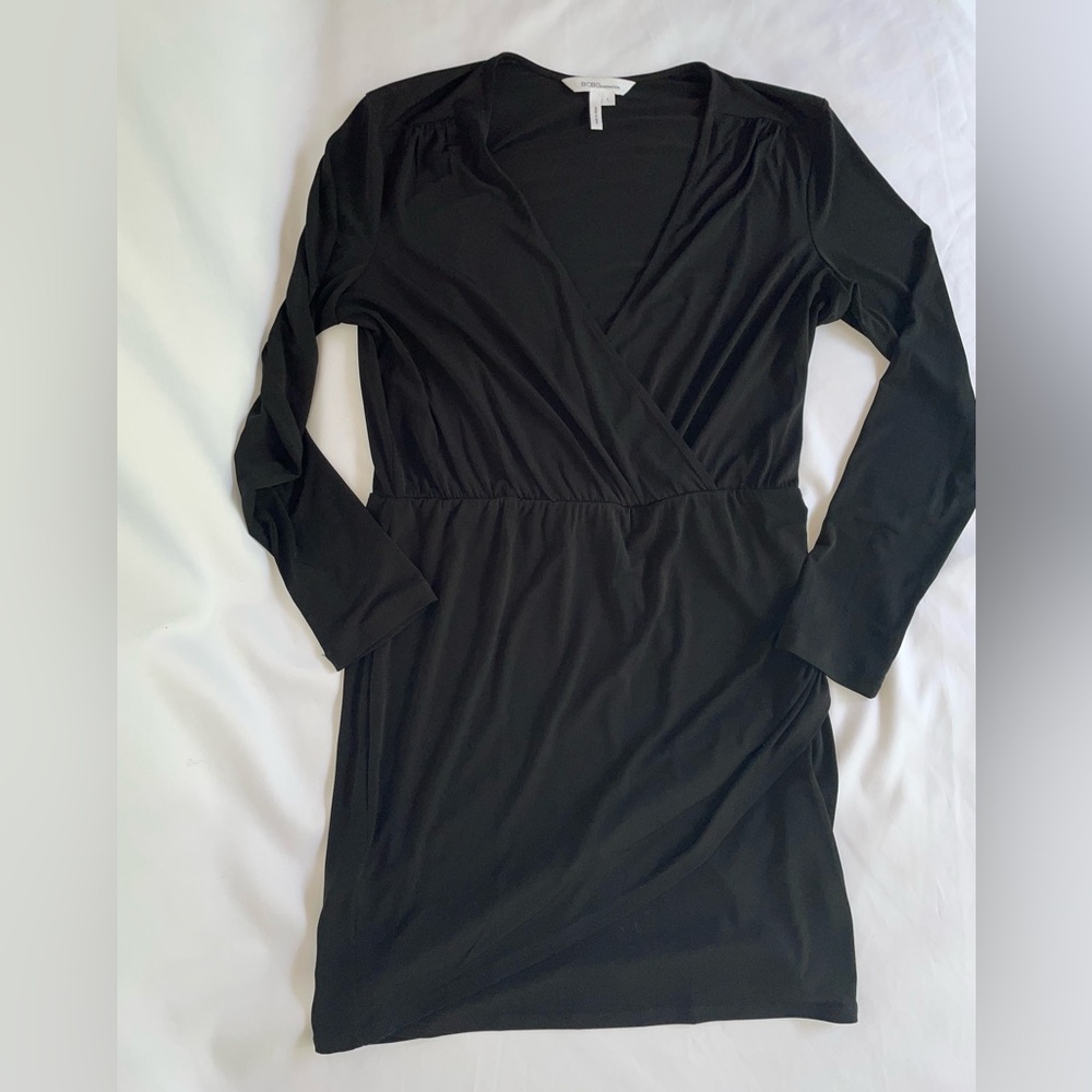 Bcbgeneration sleeve black dress